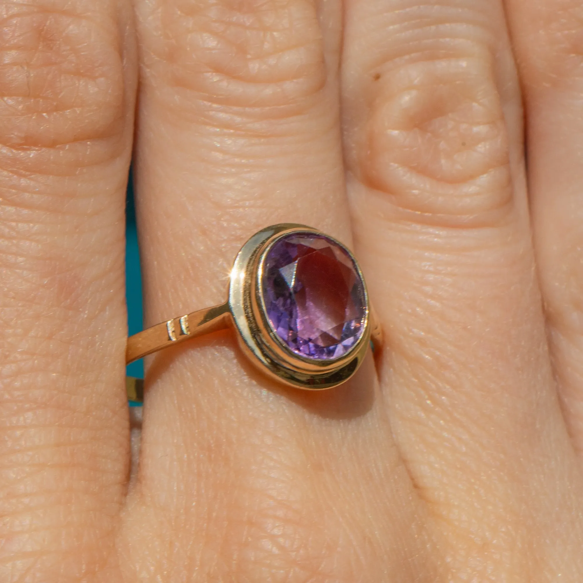 9ct Gold Amethyst Ring, 1.51ct