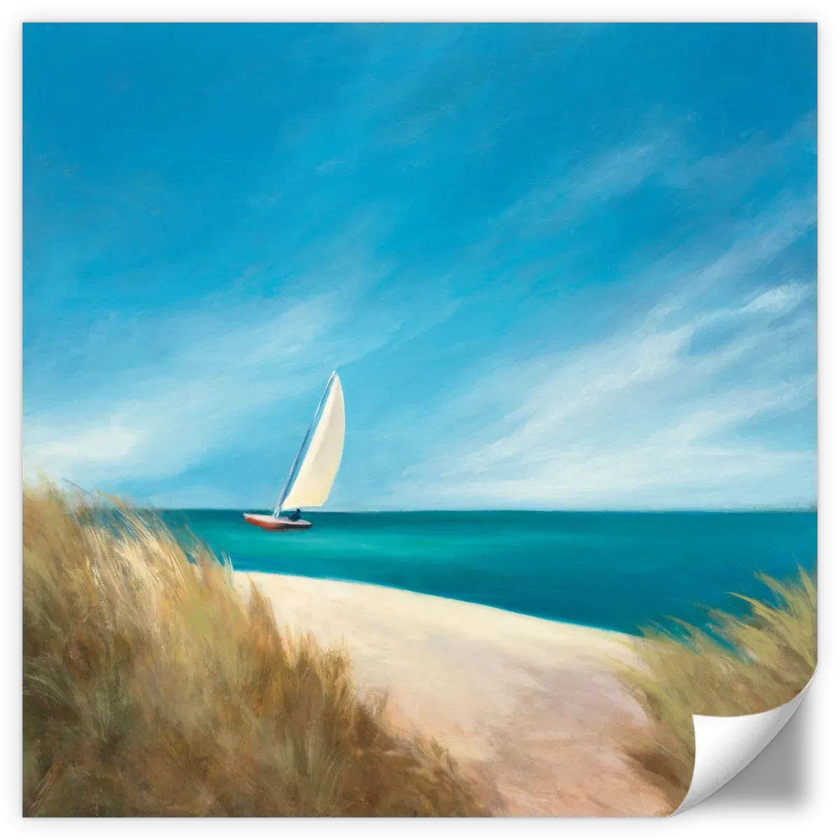 A Calm Sunday Sail Wall Art