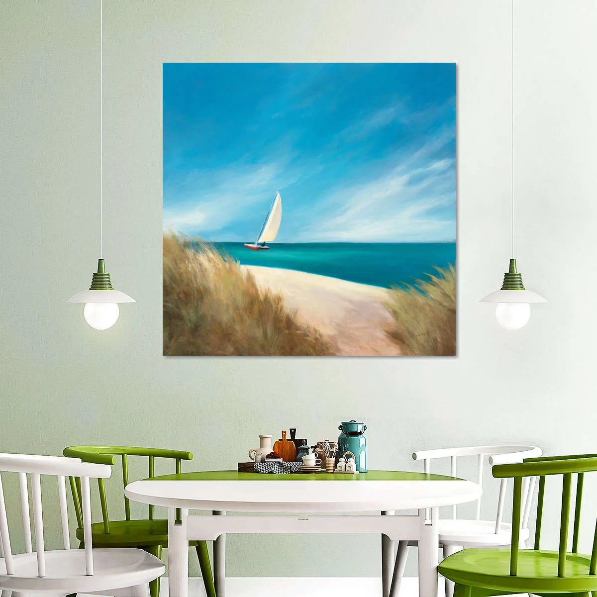 A Calm Sunday Sail Wall Art