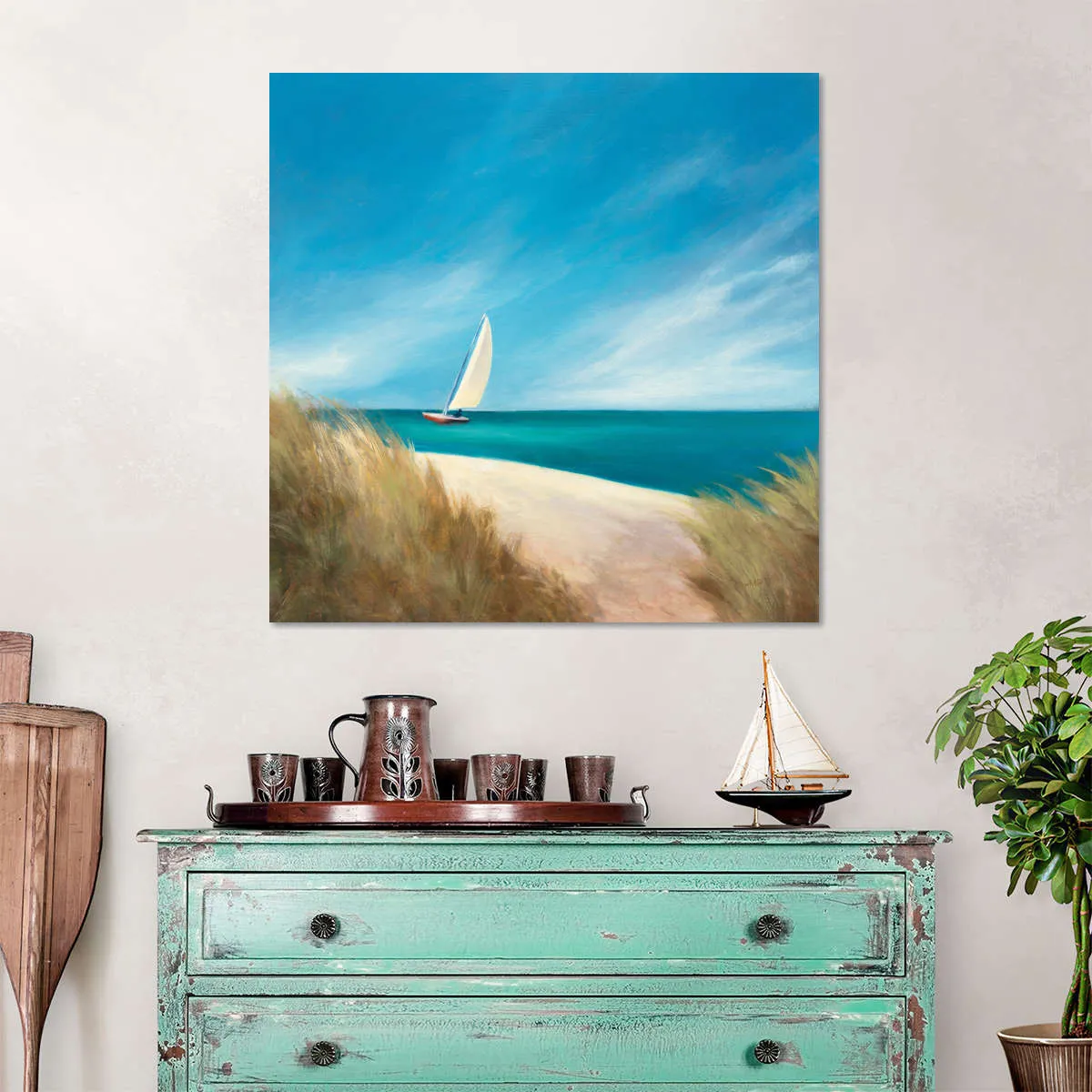 A Calm Sunday Sail Wall Art