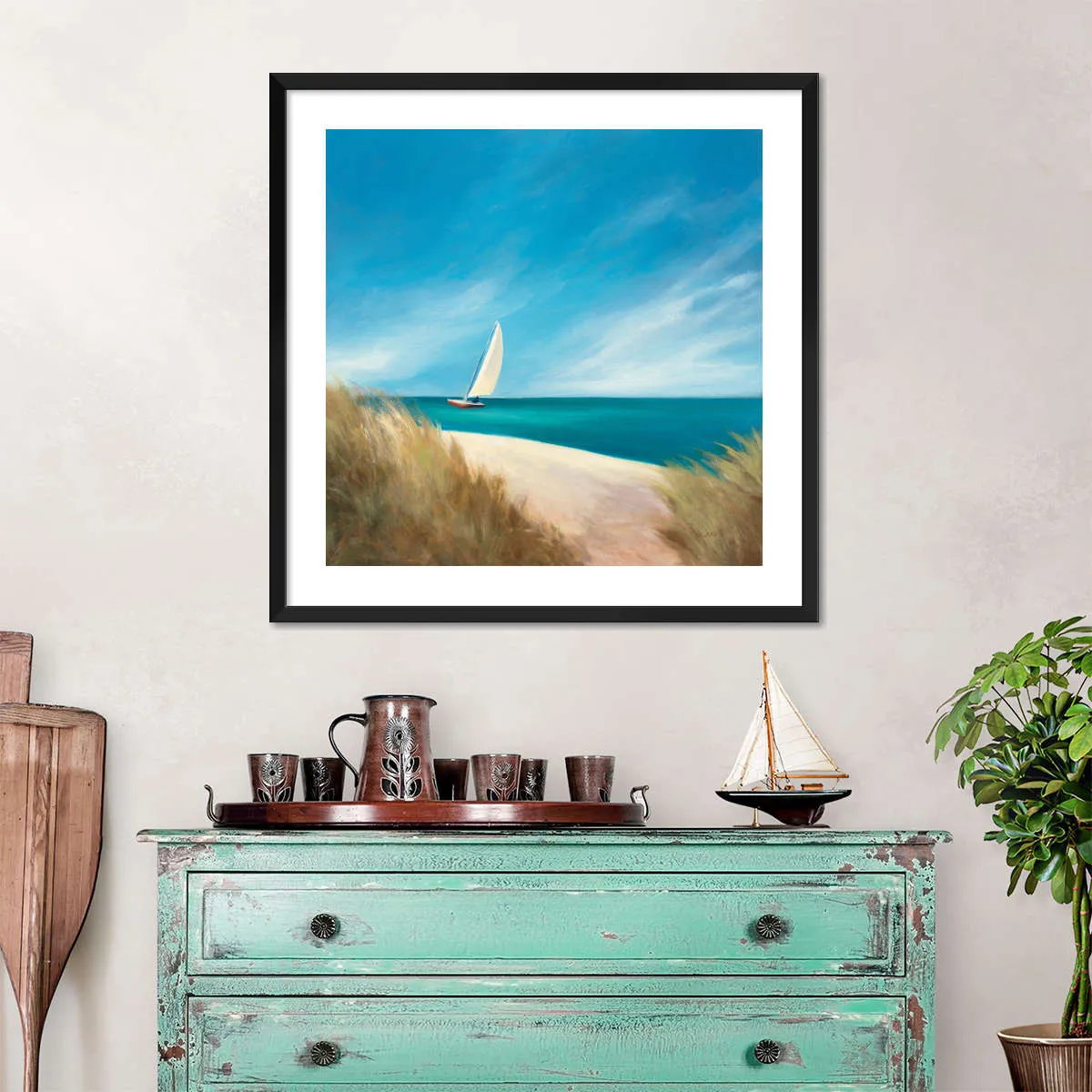 A Calm Sunday Sail Wall Art