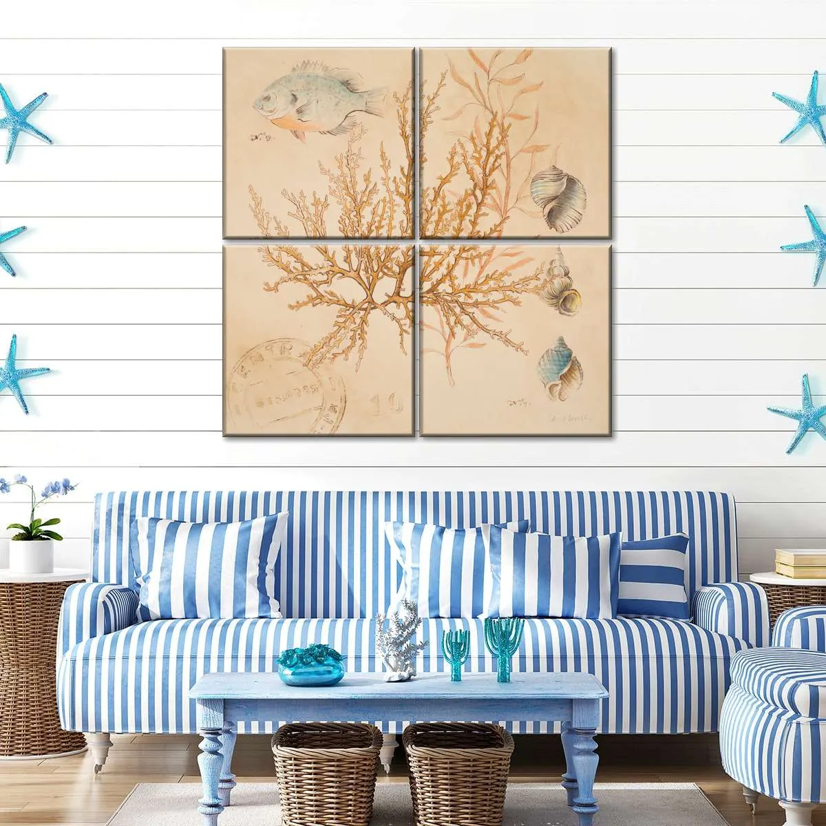 A Coral Medley I Wall Art