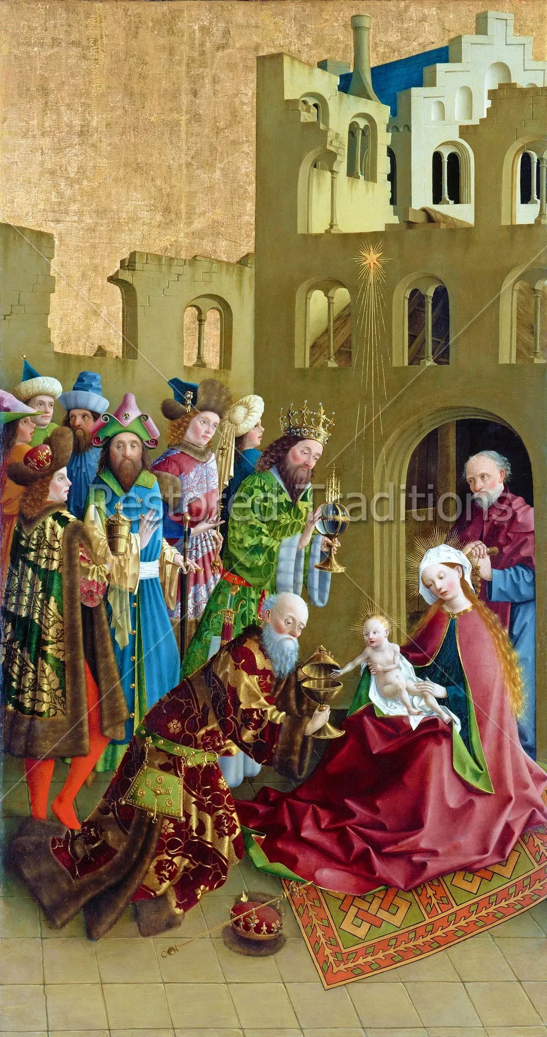 Adoration of Magi – Master of the Darmstadt