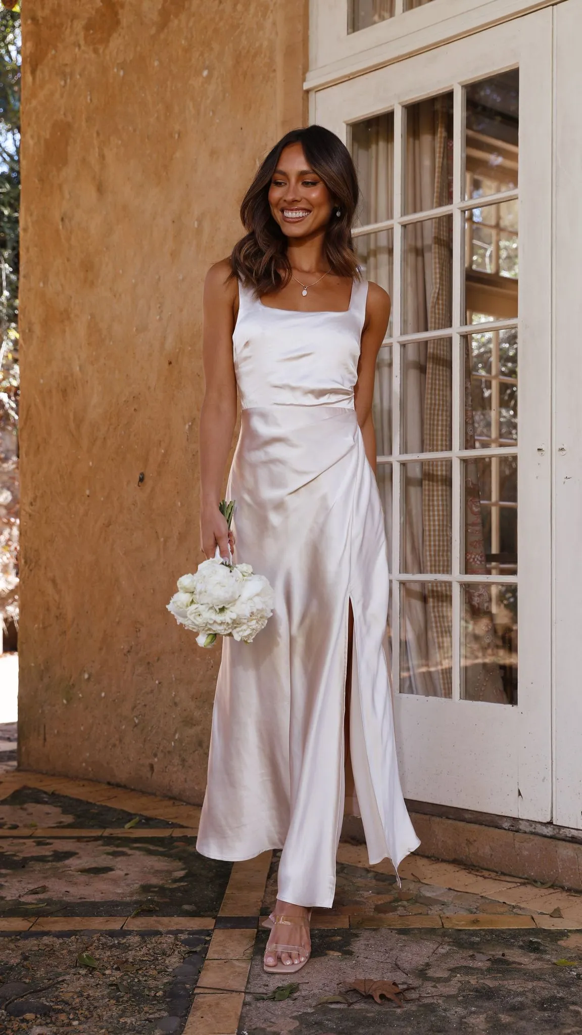 Alaria Maxi Dress - Champagne