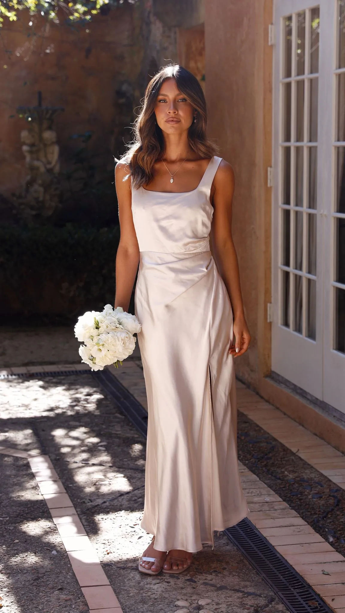 Alaria Maxi Dress - Champagne