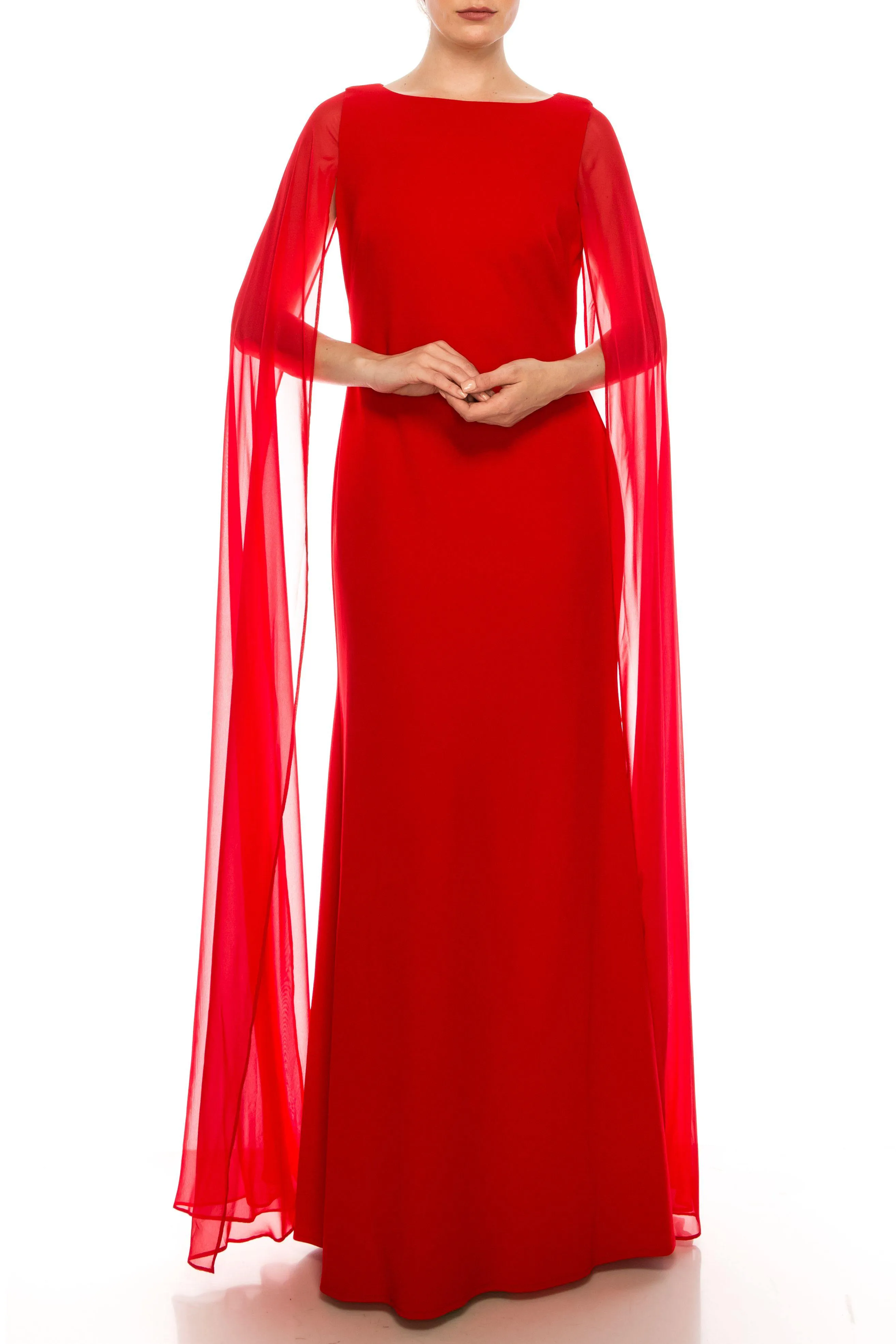 Alex Evenings 8160255 Long Formal Chiffon Dress