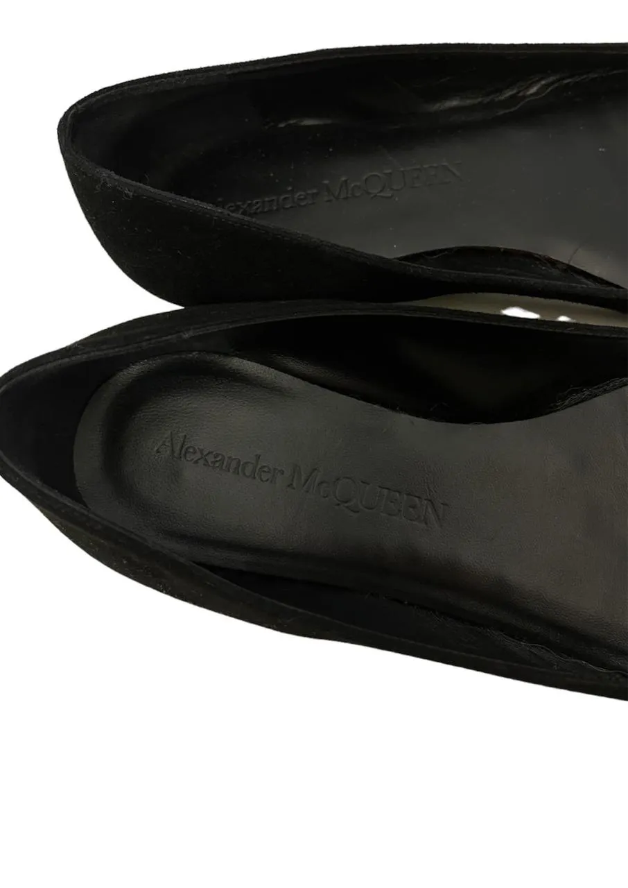 Alexander McQueen suede flats (PREOWNED)