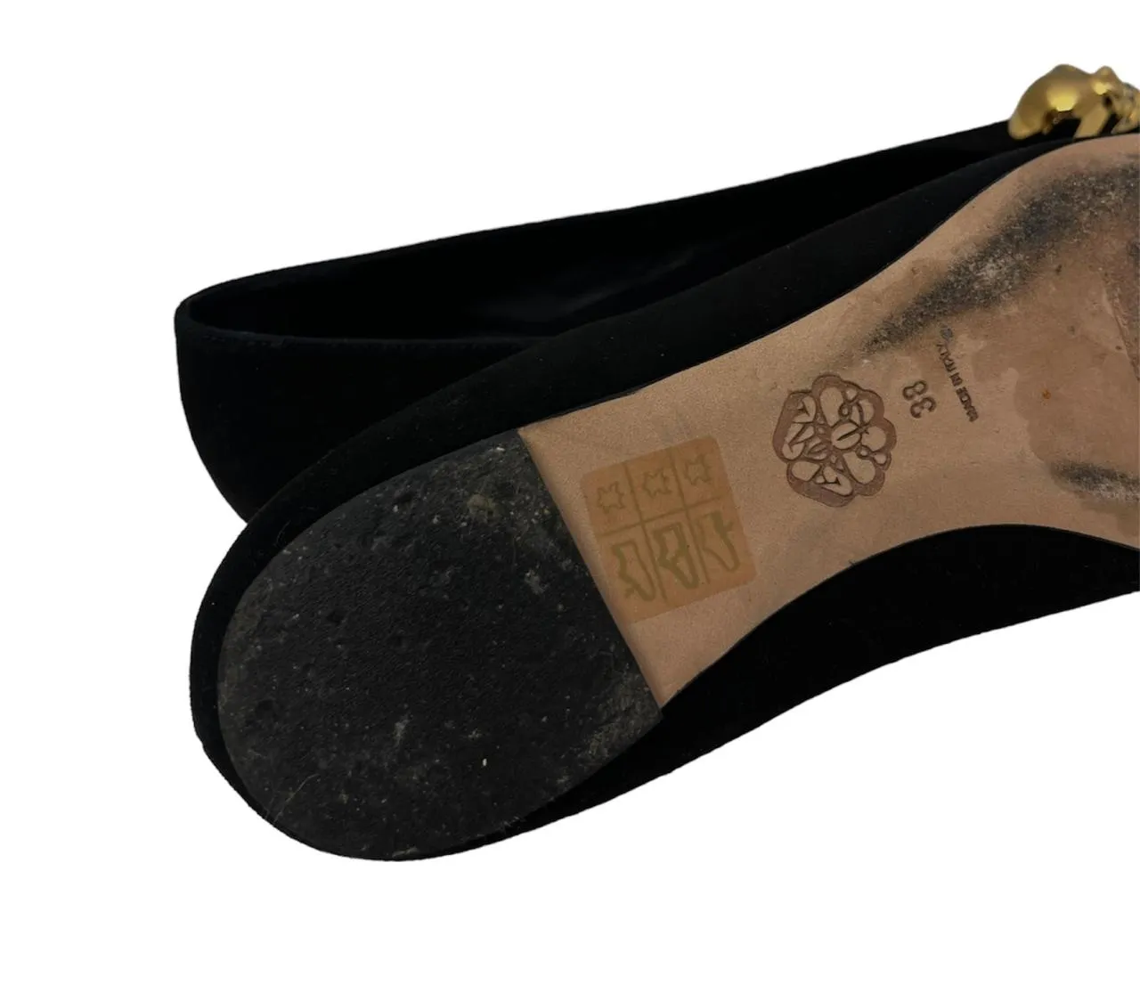 Alexander McQueen suede flats (PREOWNED)