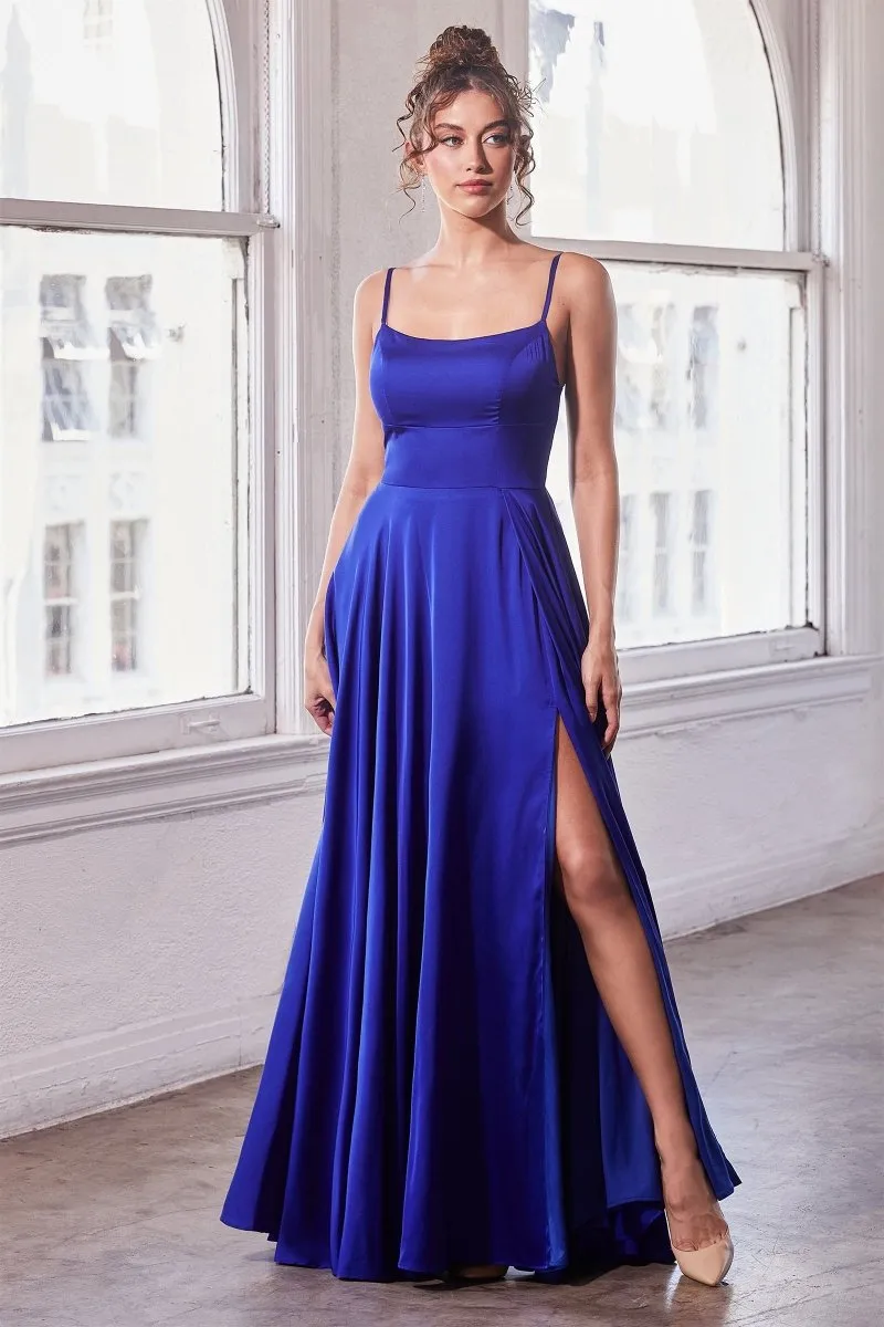 ALEXIA Classic Satin A-Line Bridesmaid Formal Dress