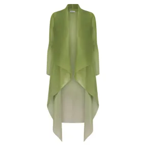 Alquema Peridot Ombre Estrella Dress & Collare Coat