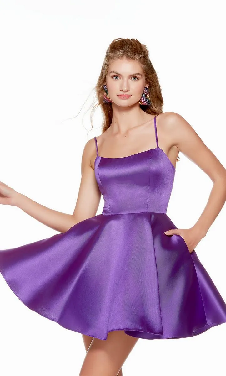 Alyce Paris A-Line Homecoming Dress 3142