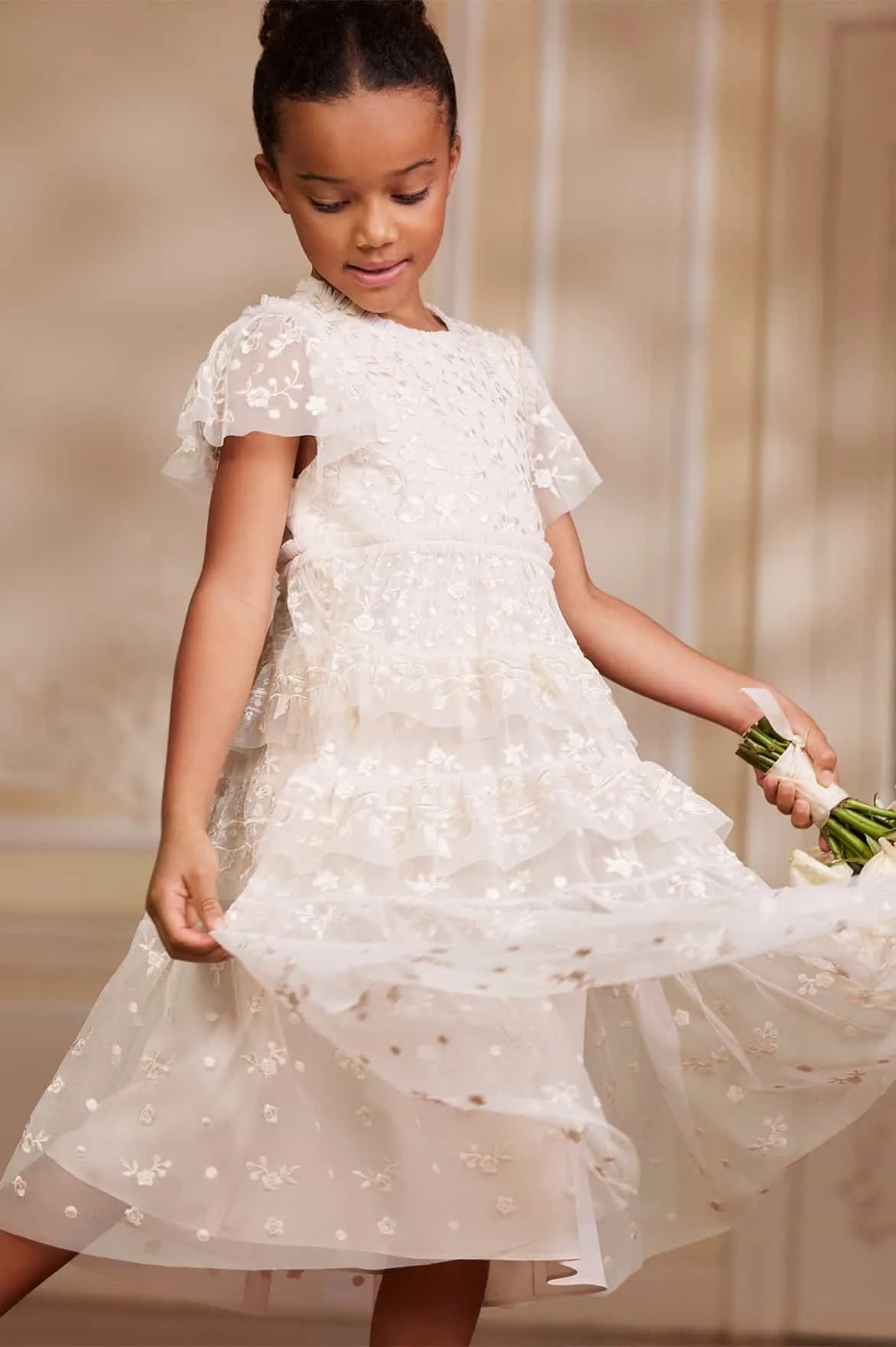 Angelica Lace Kids Dress