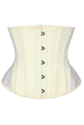 Apricot Hip Detail Steel-Boned Underbust Corset