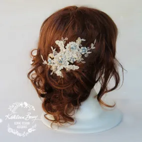 Athena Lace Embellished Hair Clip - Color Options Available