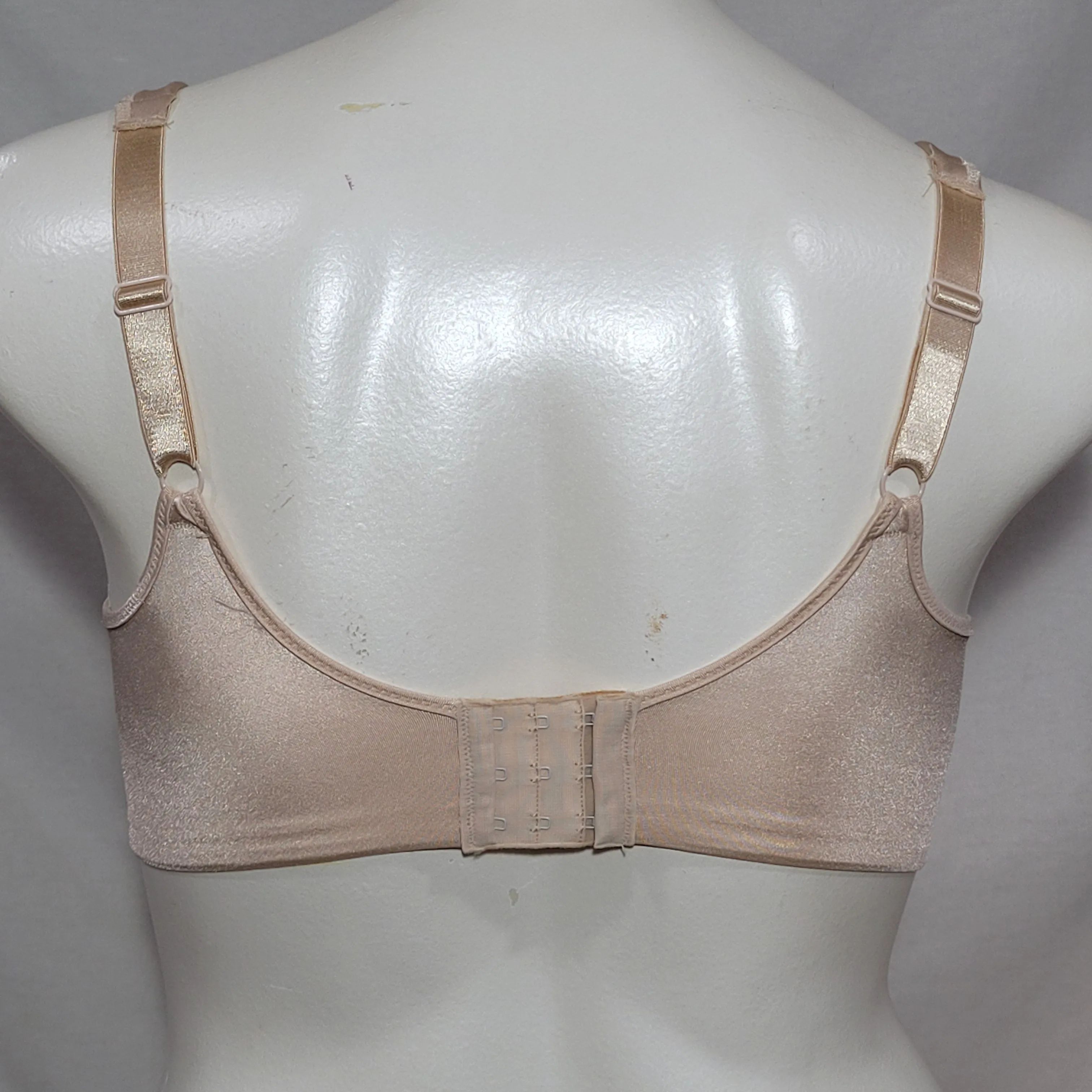 Bali DFD653 Lace Desire Full Coverage Underwire Bra 42D Nude NWT