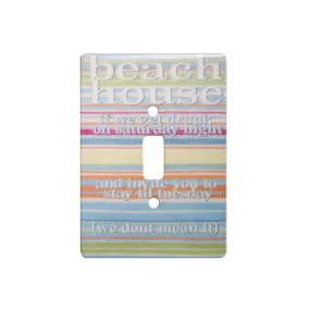 Beach House Single Ceramic Switch Plate