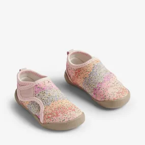 Beach Shoe Shawn - rainbow flowers