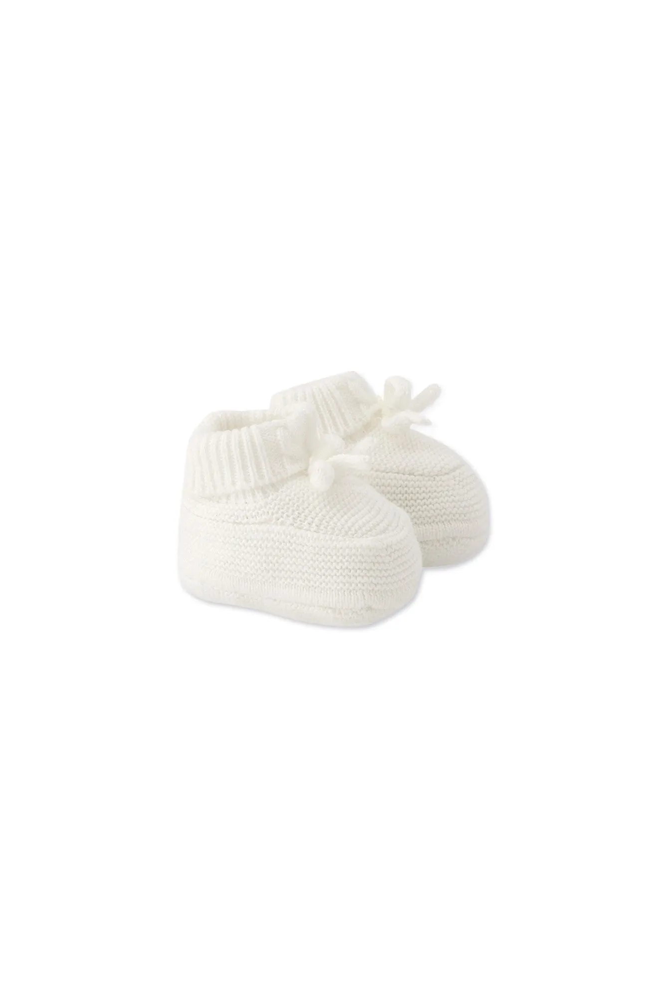 Booties - Ecru Knit