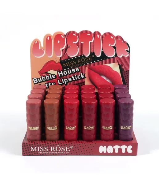 Bubble House Matte Lipstick (Pack of 3)