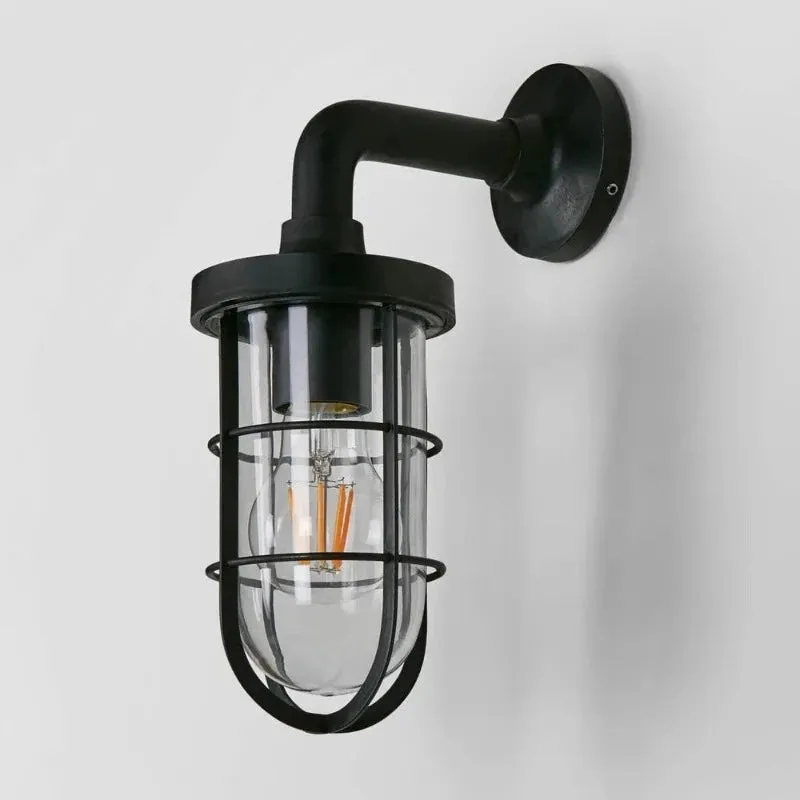 Caged Matte Black Wall Sconce | SALE