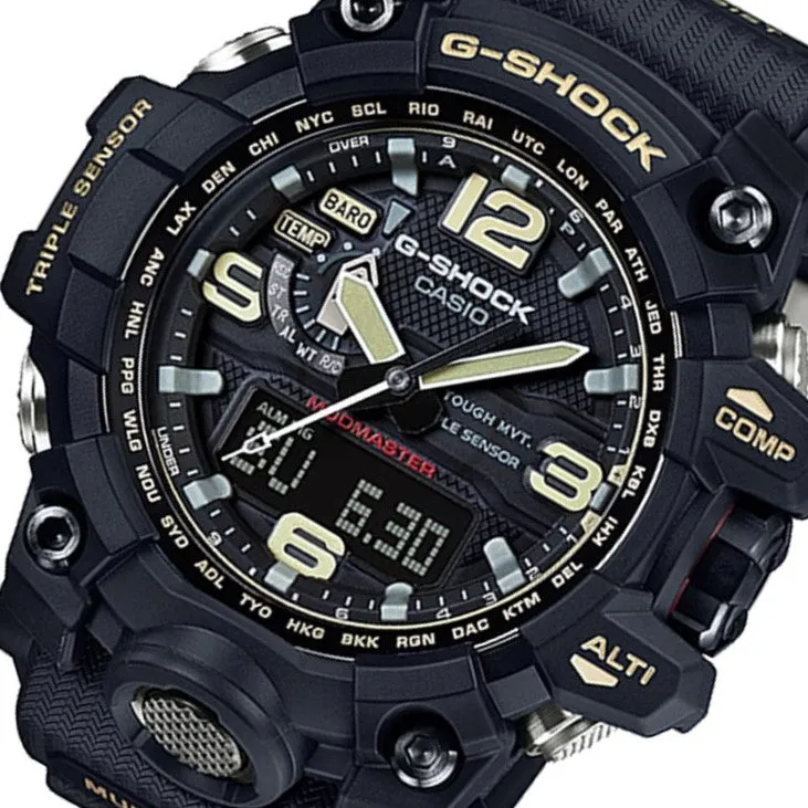 Casio G-SHOCK MUDMASTER Tough Solar Men's Watch - GWG1000-1A