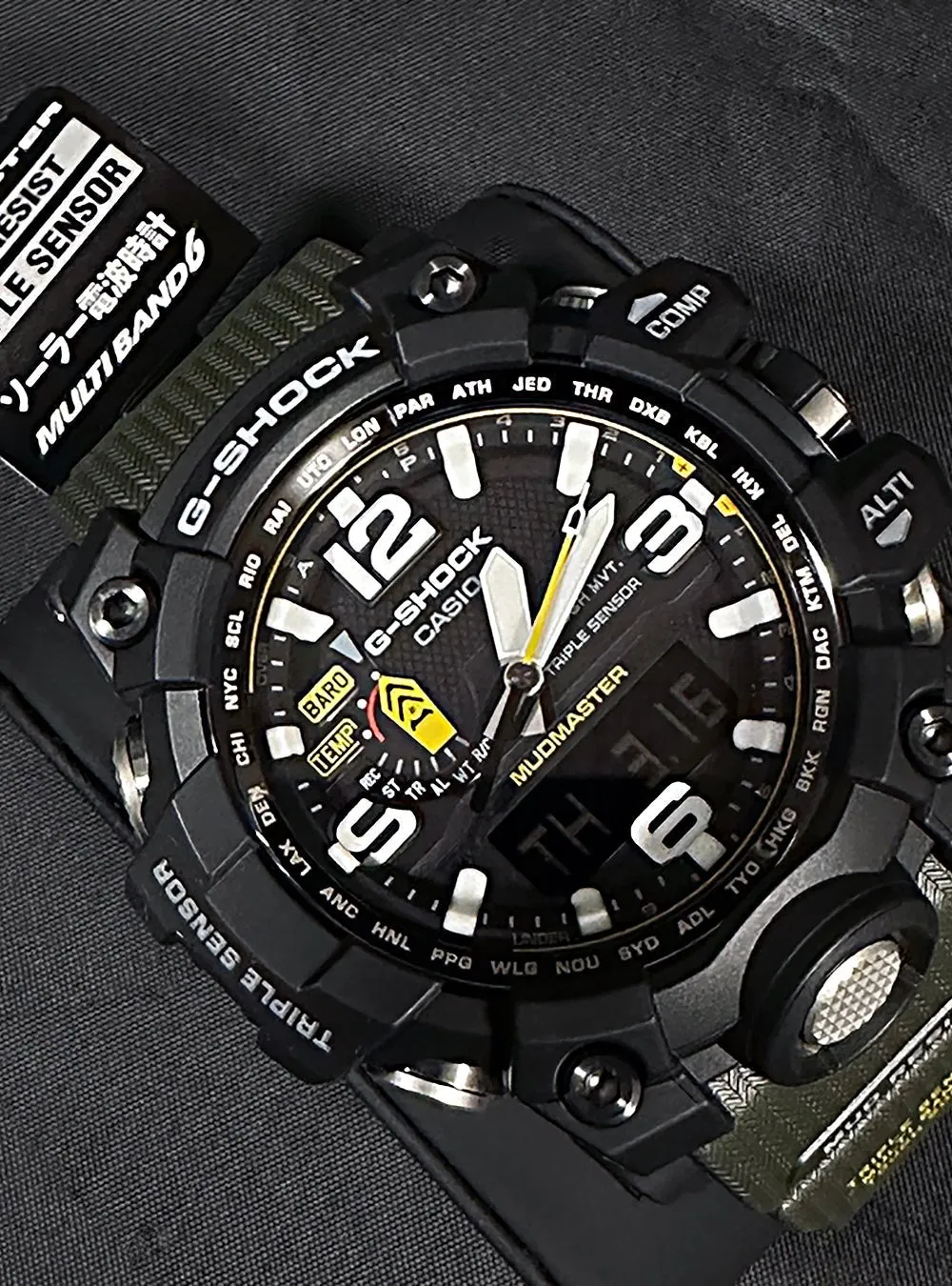 CASIO WATCH G-SHOCK MUDMASTER GWG-1000-1A3JF MADE IN JAPAN JDM