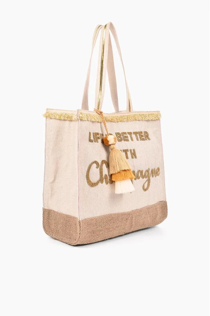 Champagne Forever Tote