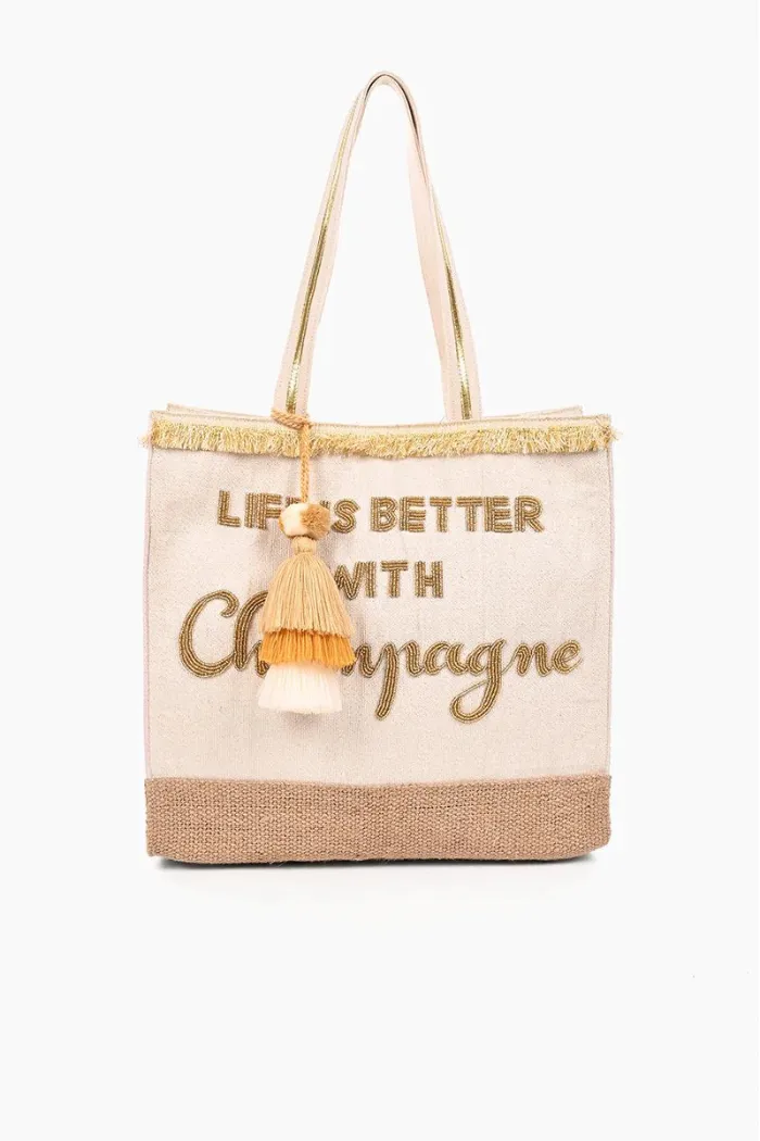 Champagne Forever Tote