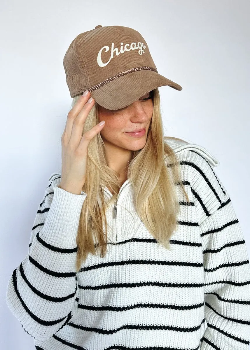 Chicago Cord Hat - Espresso