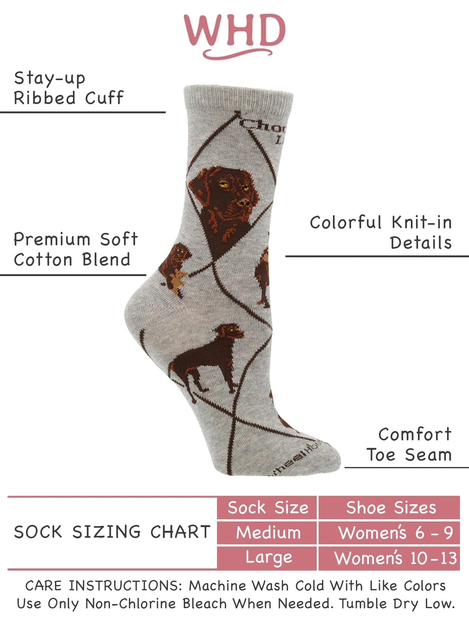 Chocolate Lab Socks Perfect Dog Lovers Gift