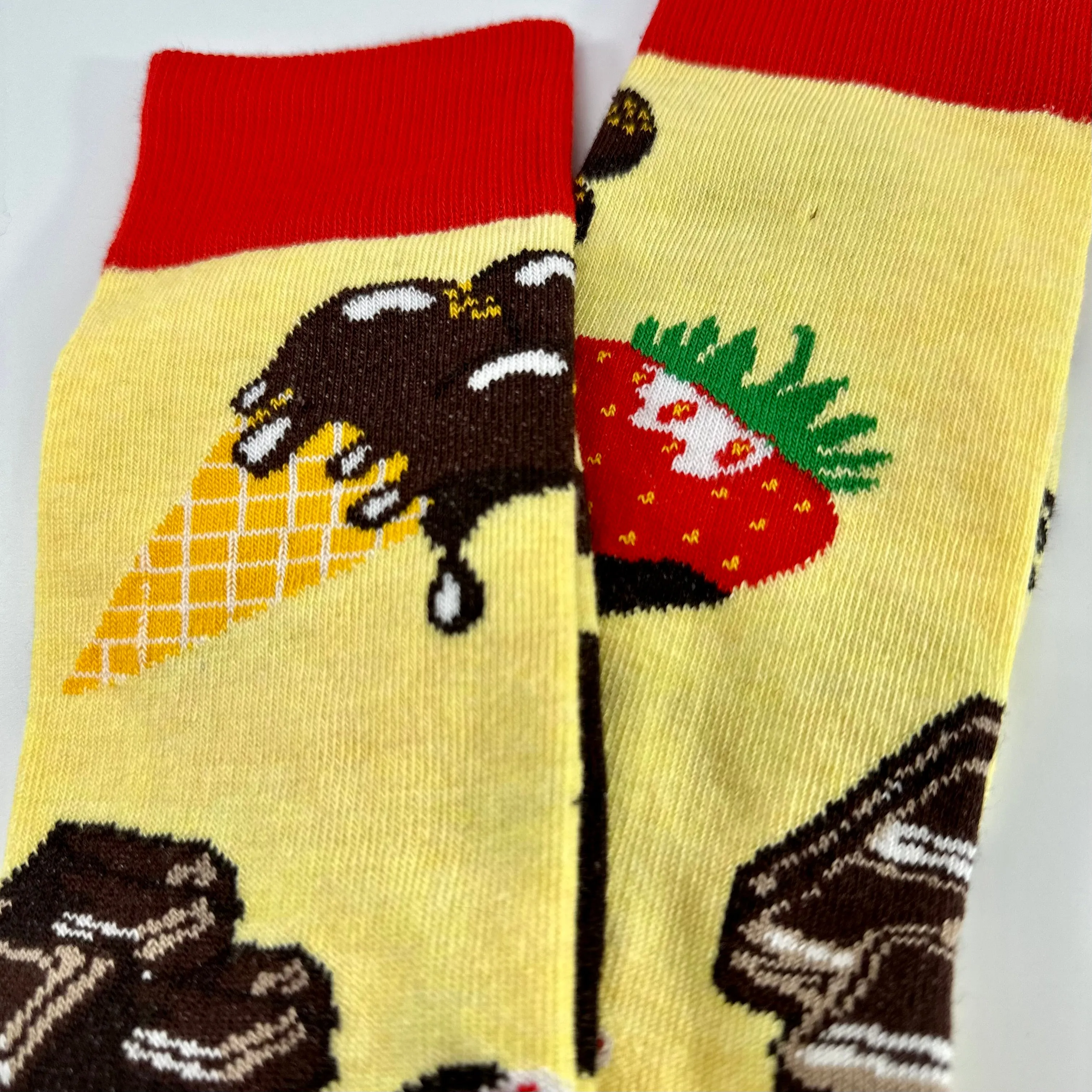 Chocolate Party Time Socks from the Sock Panda (Adult Medium - Women's Shoe Sizes 5-10)