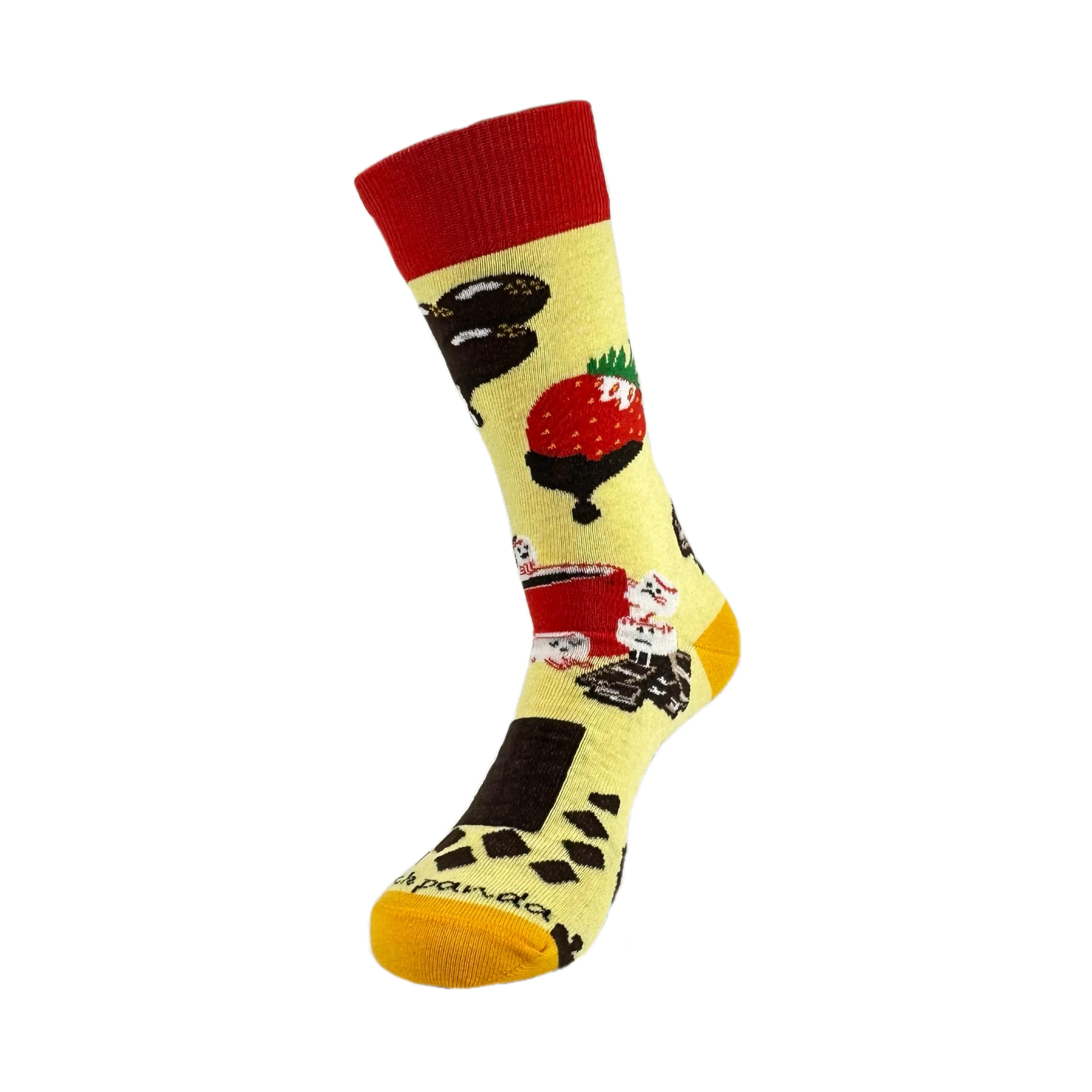 Chocolate Party Time Socks from the Sock Panda (Adult Medium - Women's Shoe Sizes 5-10)