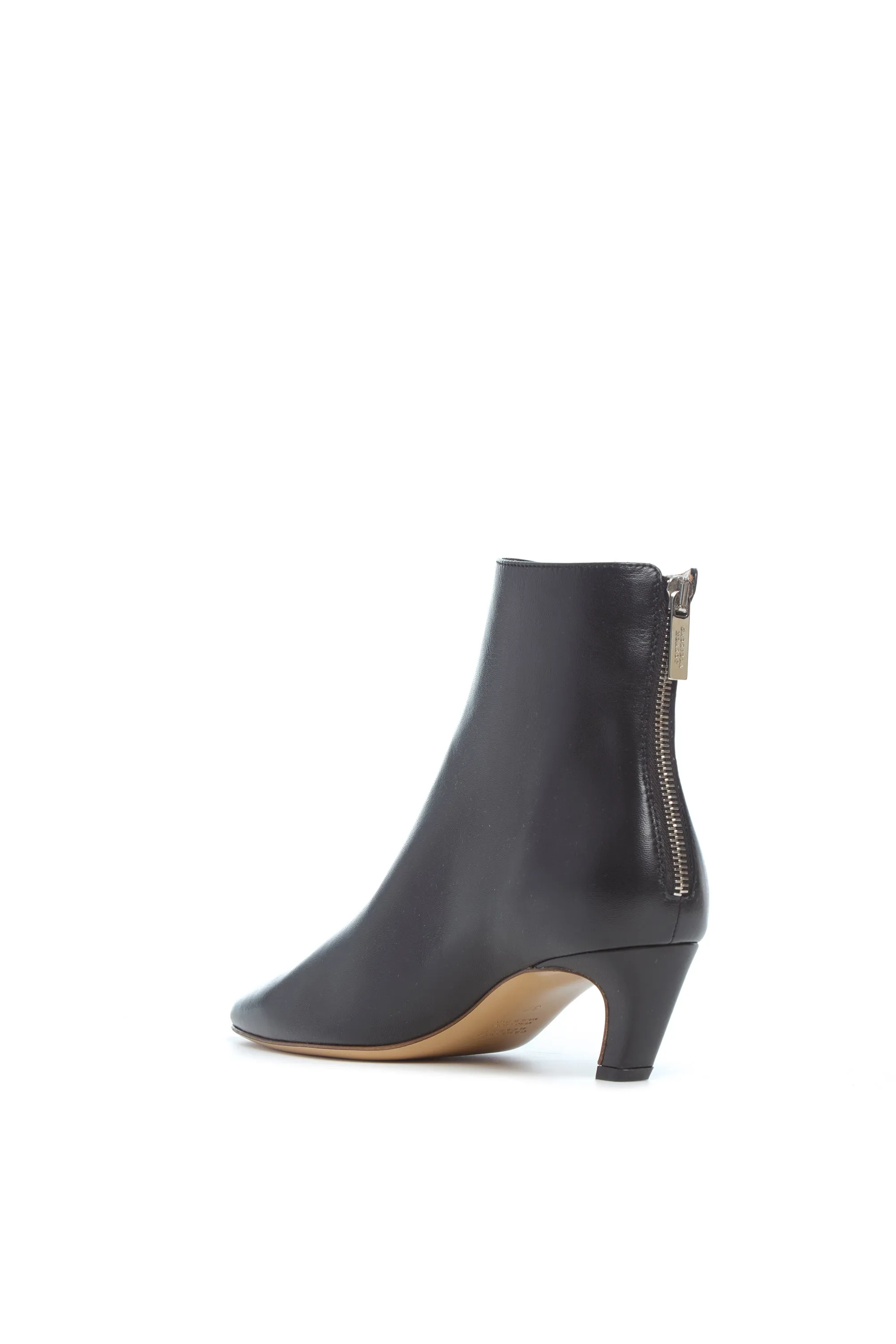 Clayton Ankle Boot in Black Nappa Leather