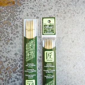 Clover Bamboo Knitting Needles - No. 3 DPN