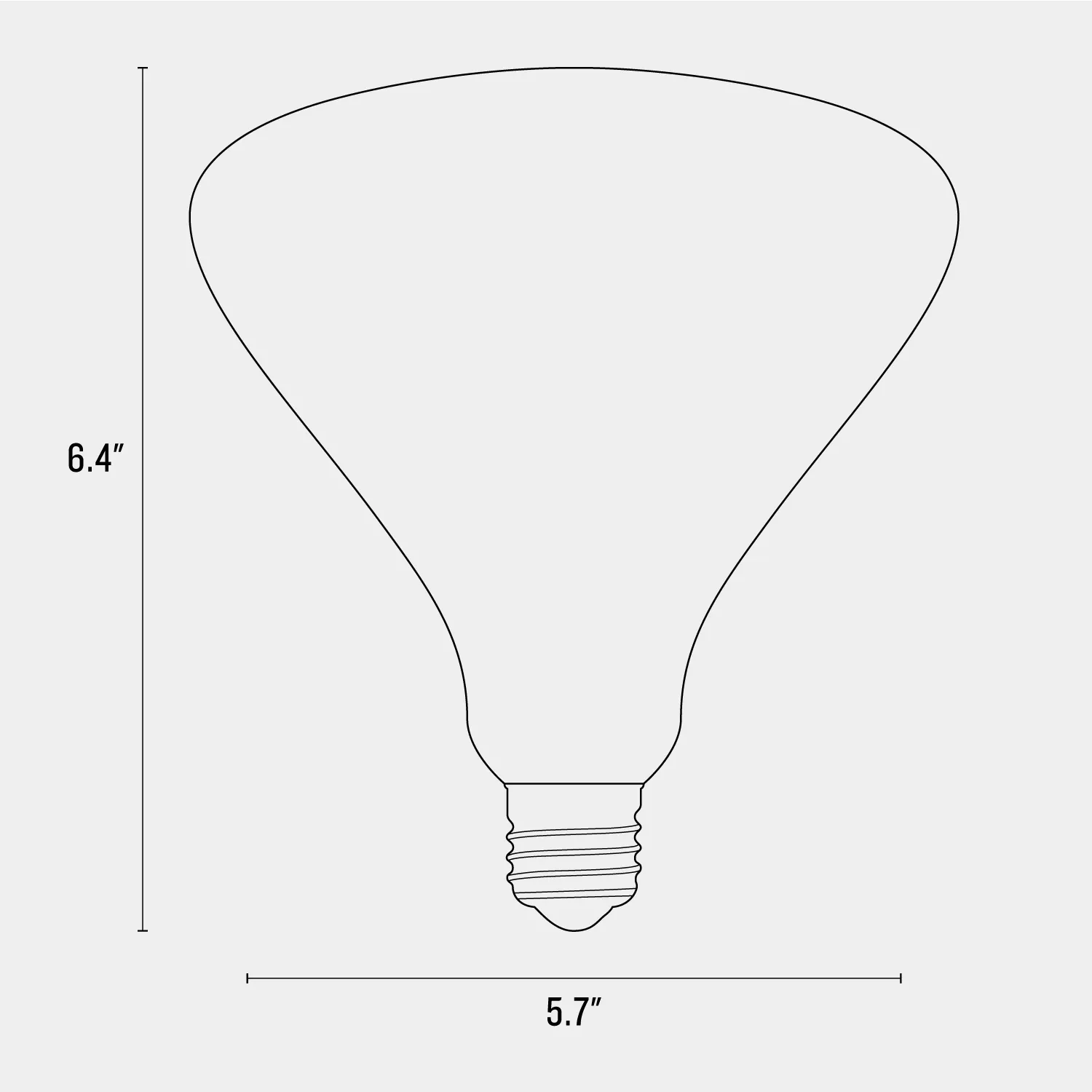 Cone Matte Porcelain LED Bulb