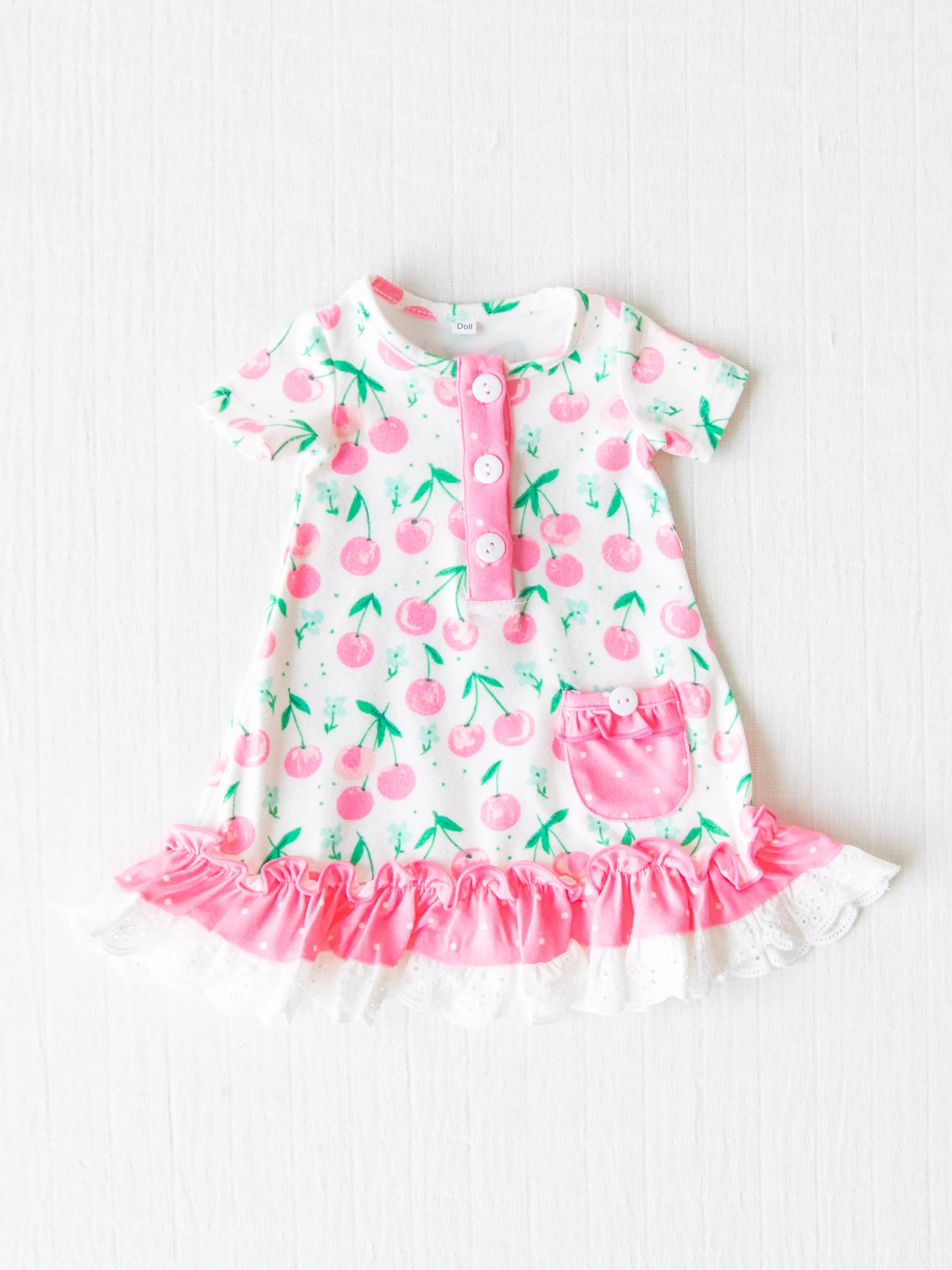 Doll Play Dress - Sweet Cherries