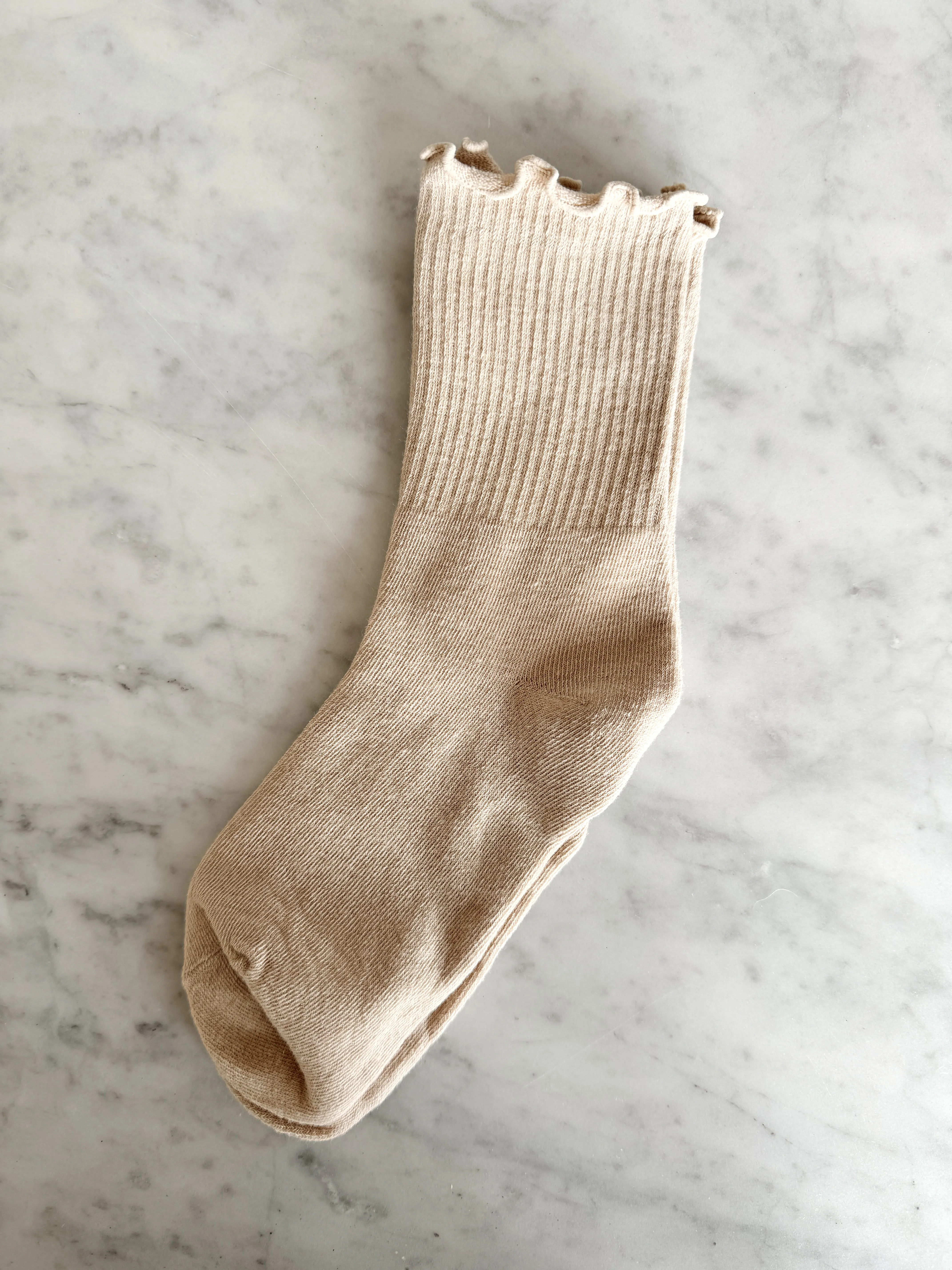 Frill Sock Pack - Natural