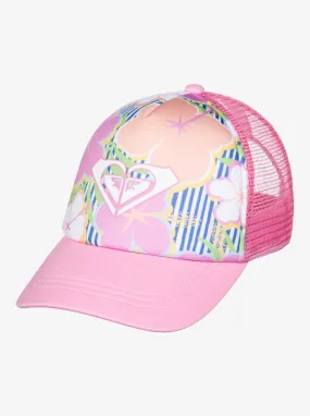 Girls 2-7 Sweet Emotions Trucker Hat - Ultramarine Teenie Flower