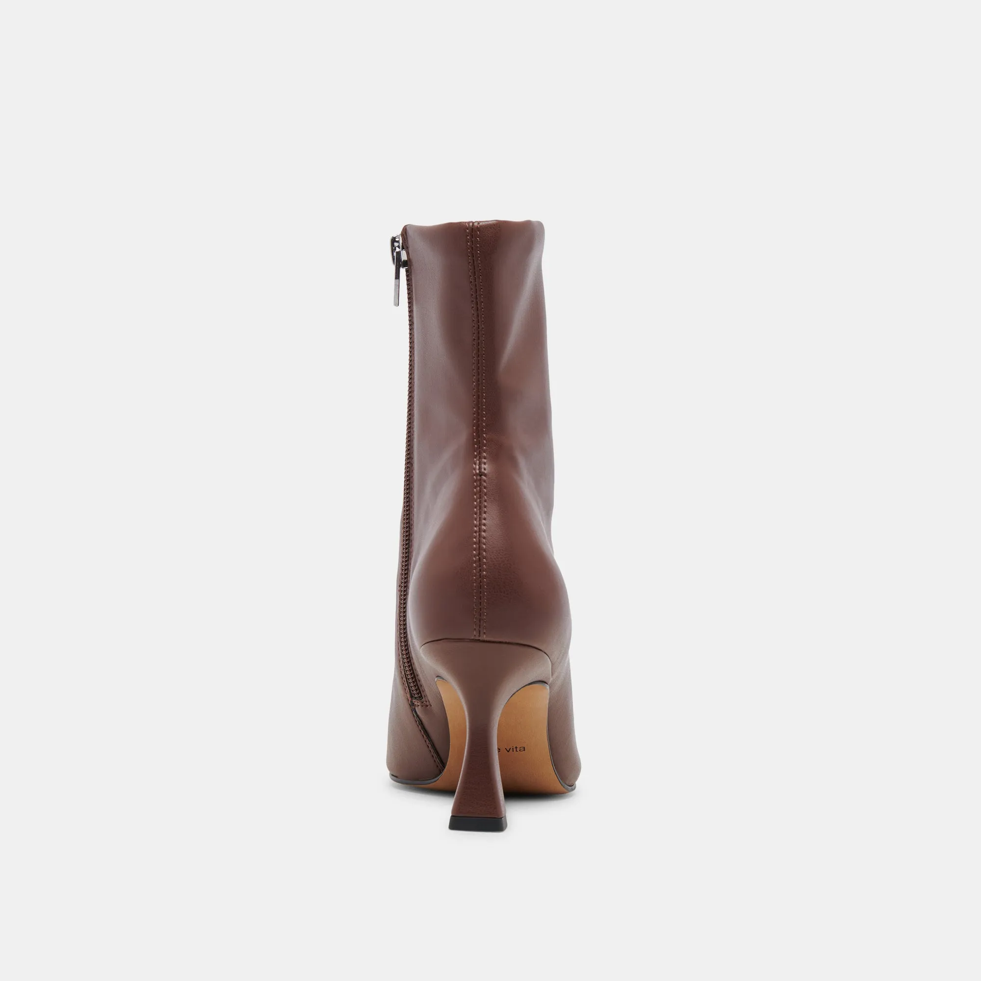 GLAMOR WIDE CALF BOOTS CHOCOLATE STELLA