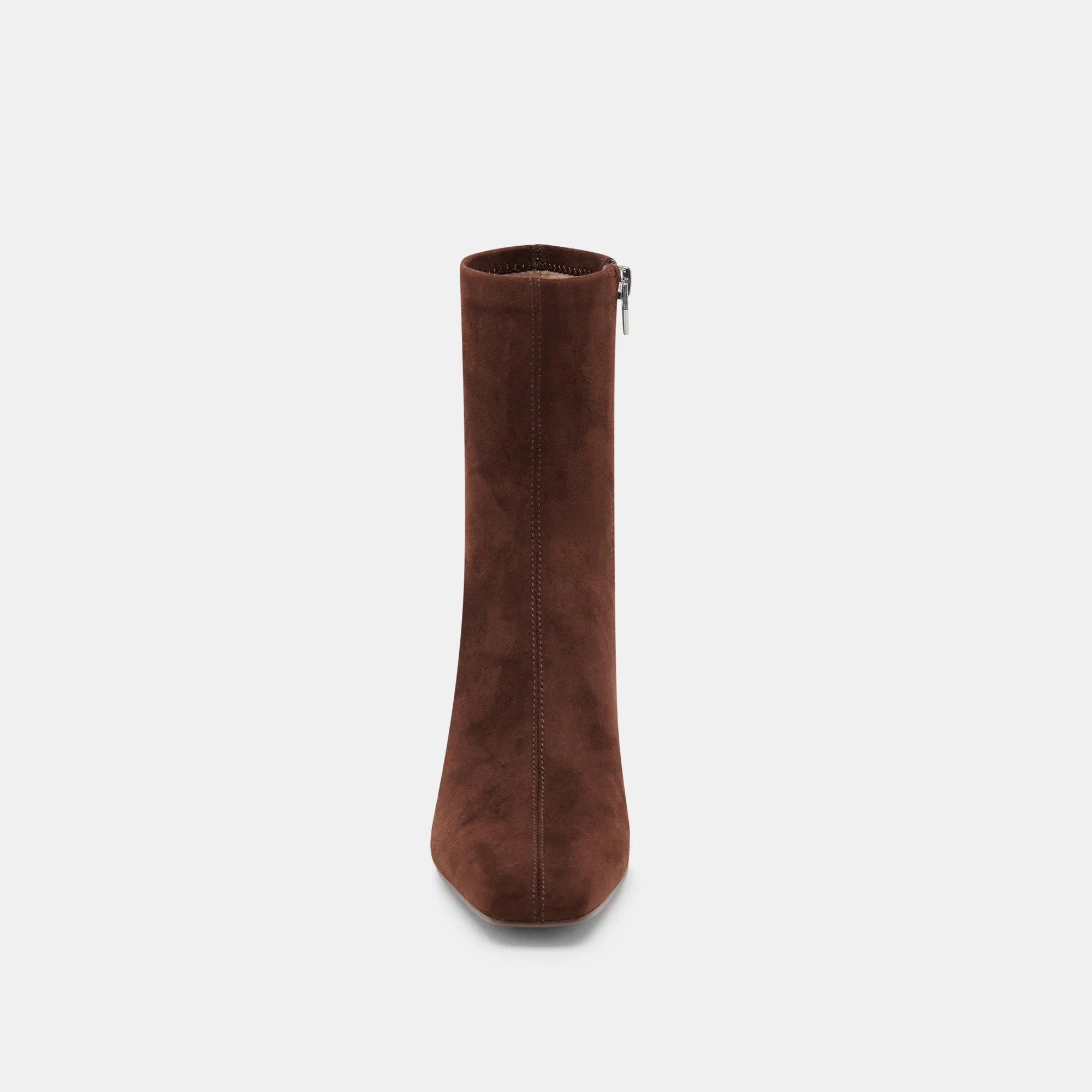 GLAMOR WIDE CALF BOOTS DK BROWN STELLA SUEDE