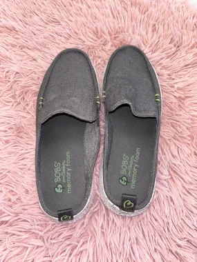 Grey Shoes Flats Mule & Slide Bobs, Size 7.5