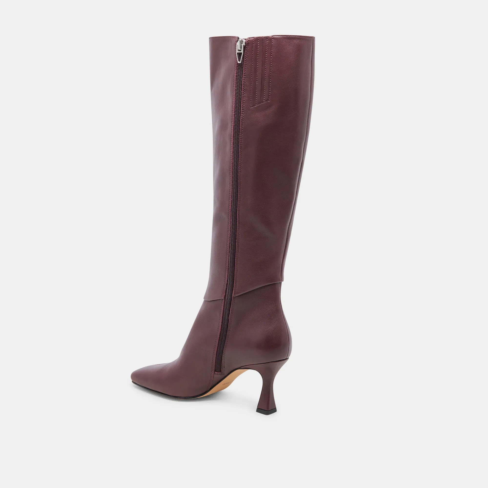 GYRA WIDE CALF BOOTS WINE LEATHER