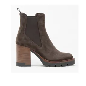 Jane Galland Brown Suede Chelsea Boots