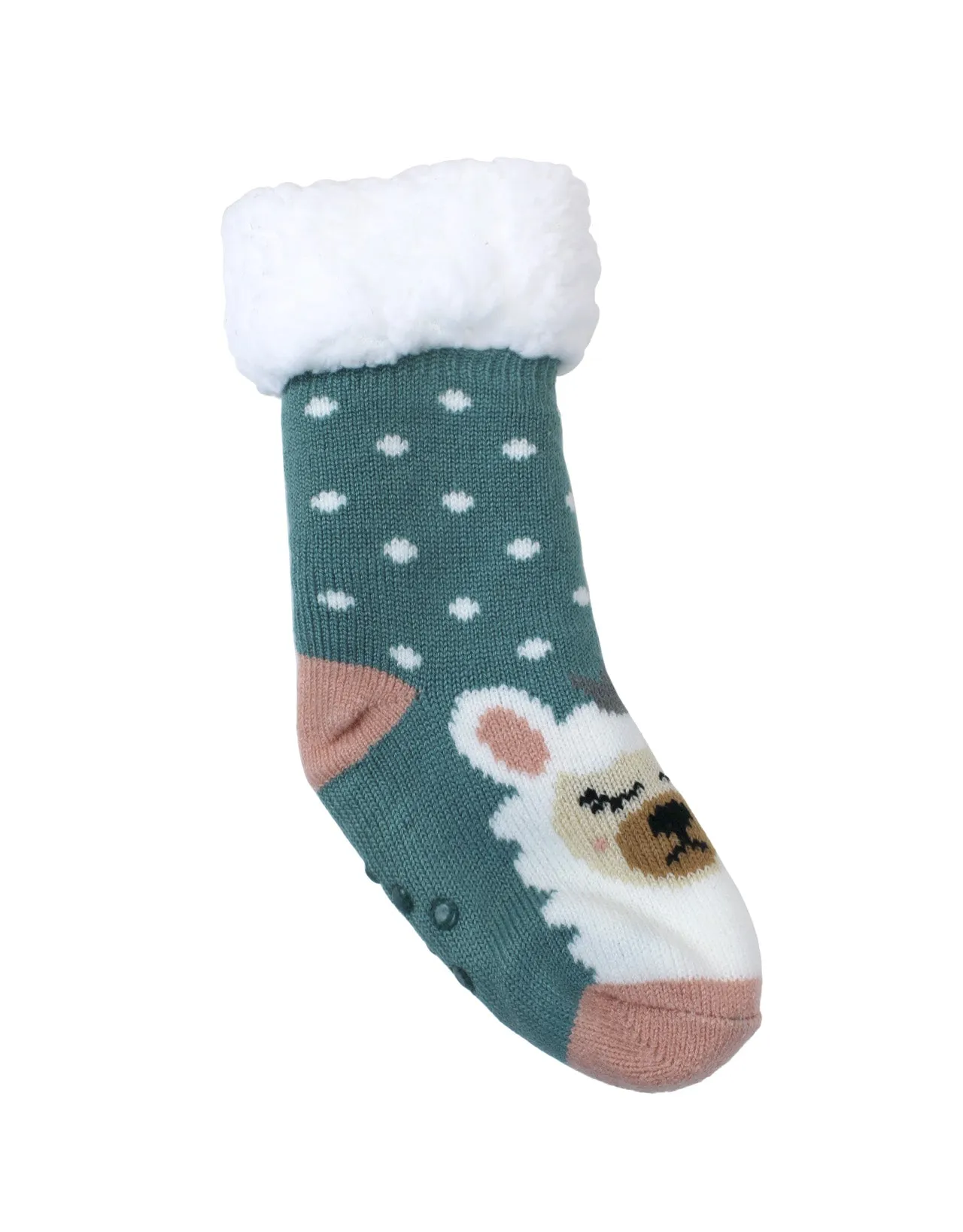 Kids Princess Lamb Slipper Socks