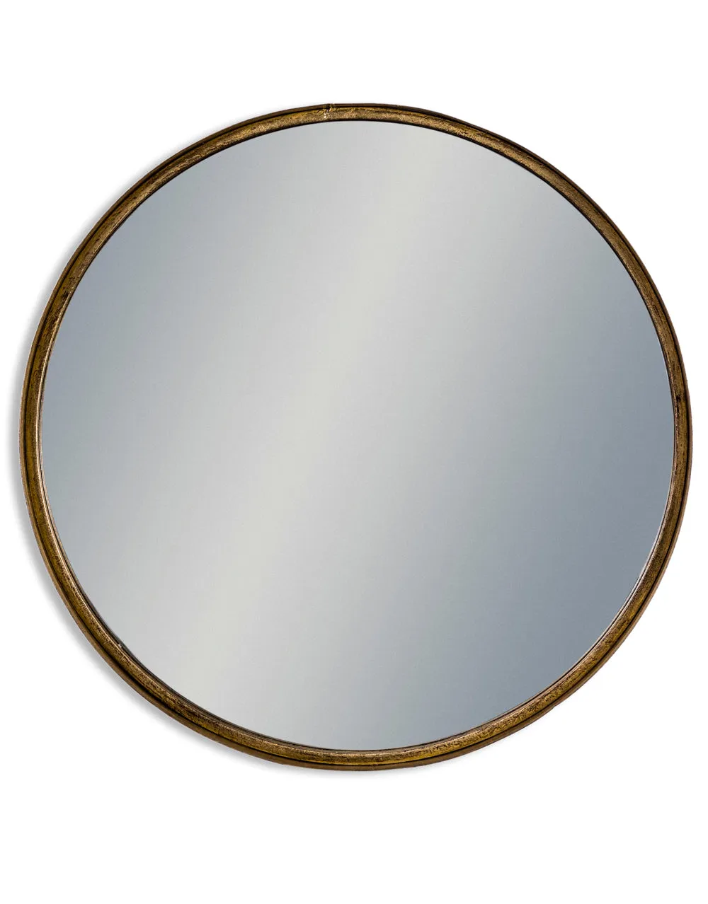 Large Deep Black and Bronze Deep Frame Mirror