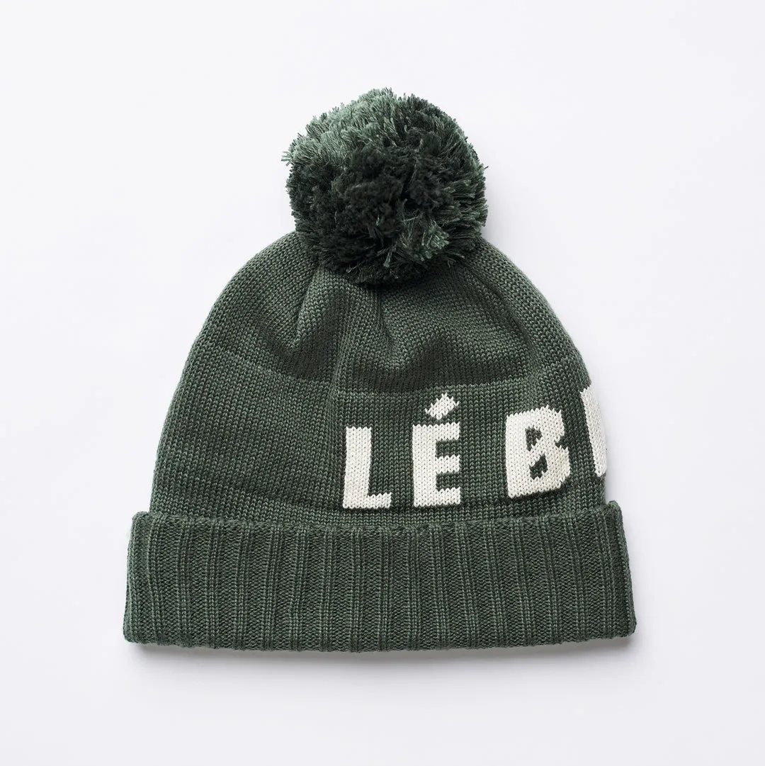 Le Bent The Logo Pom Pom Beanie