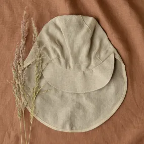 Legionnaire Cap - 100% Organic Linen (Child-Youth )