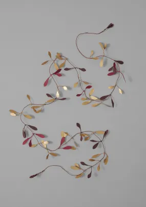 Mistletoe Paper Tinsel | Plum/Gold