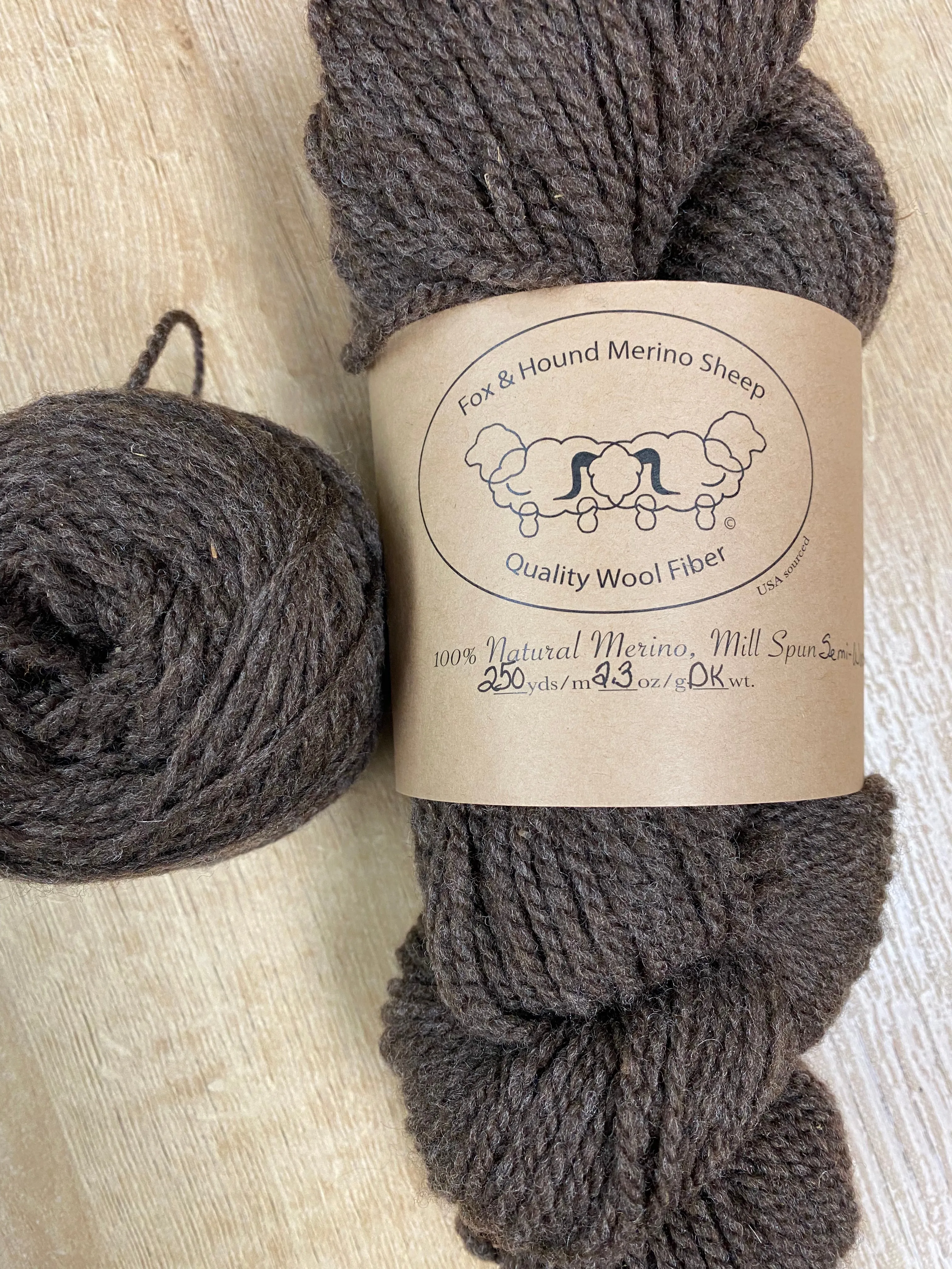 Natural Merino Yarn (NY)