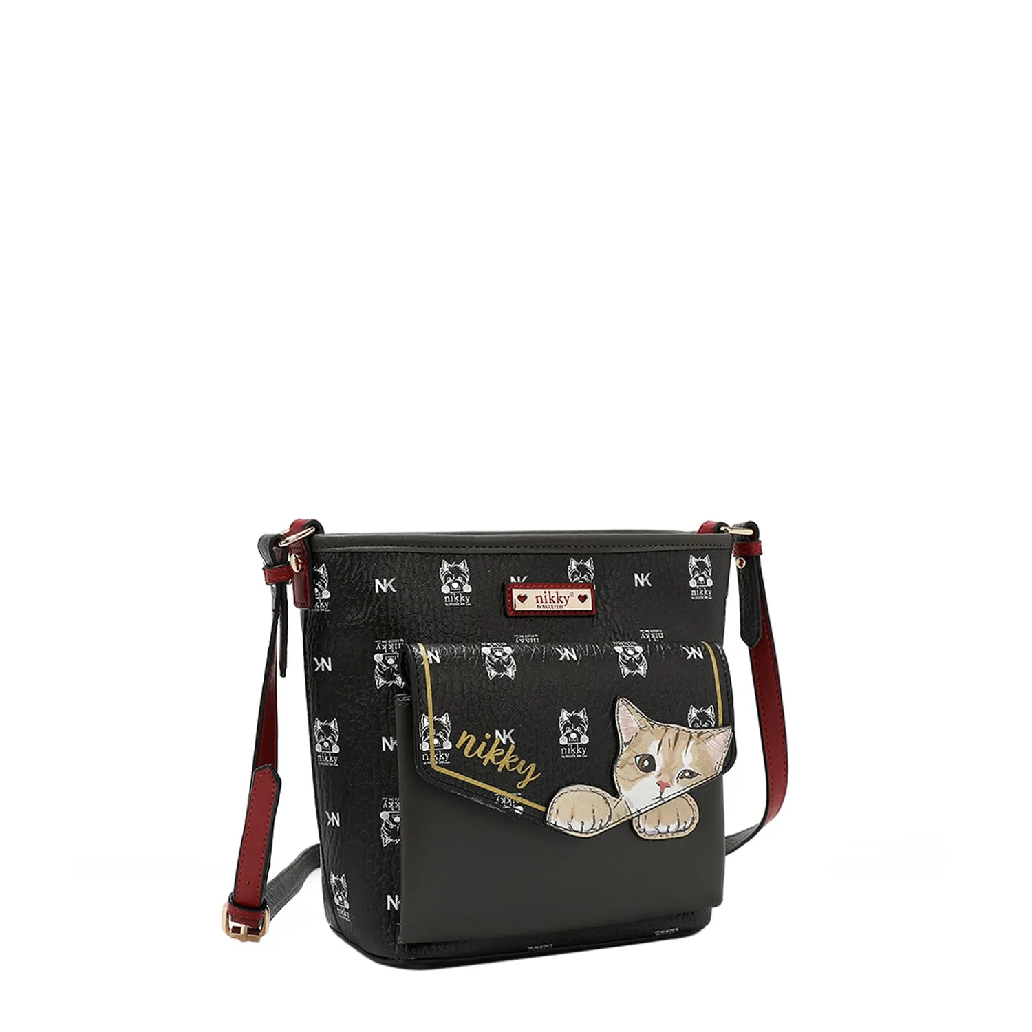 NIKKY FINDS MEOW 2PC CROSSBODY BAG